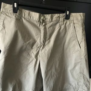 Mens Columbia Lt Olive Shorts